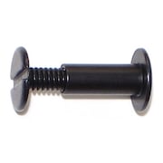 MIDWEST FASTENER 31/64" Brl Lg, Black Anodized Aluminum Black, 10 PK 76563